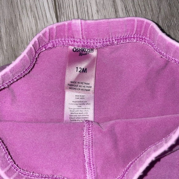 5/$15 OshKosh B'gosh Purple Leggings - Picture 3 of 5